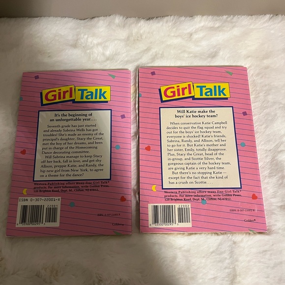 Girl Talk 1 and 2 chapter books - Picture 2 of 2